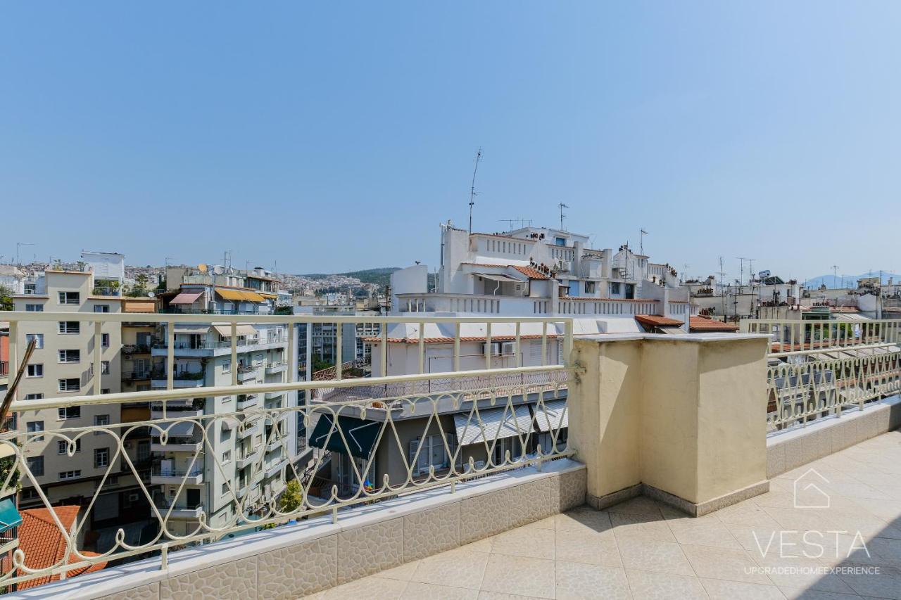 Pearl City Center Apartment, Vesta Philoxenia Tesalonika Bagian luar foto